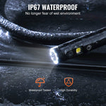 VEVOR Endoscope Camera with Lights Dual Lens Borescope 1499.6 cm Cable 10.9 cm Screen