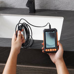 VEVOR Endoscope Camera with Lights Dual Lens Borescope 1499.6 cm Cable 10.9 cm Screen