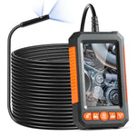 VEVOR Endoscope Camera with Lights Dual Lens Borescope 1499.6 cm Cable 10.9 cm Screen