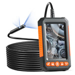 VEVOR Endoscope Camera with Lights Dual Lens Borescope 499.9 cm Cable 10.9 cm Screen