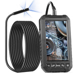 VEVOR Endoscope Camera with Lights Triple Lens Borescope 499.9 cm Cable 12.7 cm Screen