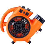 VEVOR Floor Blower, 1380 RPM 1000 CFM, Air Mover for Drying and Cooling, Portable Carpet Dryer Fan with 4 Blowing Angles, Timer, 3-Speeds Adjustment, for Janitorial, Home, Commercial Use