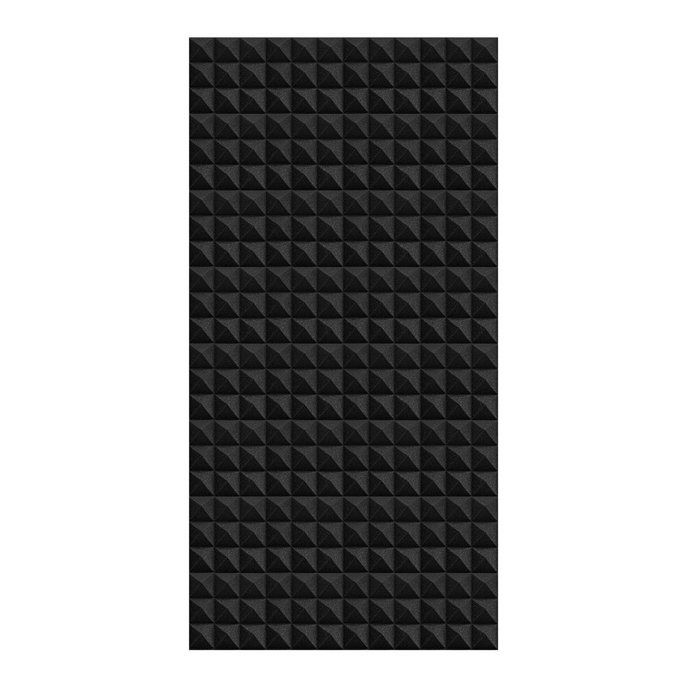 VEVOR Acoustic Foam Panels, 4 Pack 48 x 24 x 2 inches, Pyramid Designed Soundproof Wall Panels, Sound Dampening Absorbing Panels for Studio Wall and Ceiling,Black