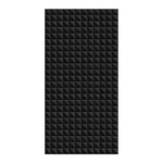 VEVOR Acoustic Foam Panels, 4 Pack 48 x 24 x 2 inches, Pyramid Designed Soundproof Wall Panels, Sound Dampening Absorbing Panels for Studio Wall and Ceiling,Black
