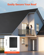 VEVOR Roll Roofing, 10 x 15 ft, 45 mil EPDM Rubber Roofing, Long Lifespan & Weather-resistant, Withstands Harsh Temperatures, Flexible & Easy Installation, Roof Underlayment for RVs, Roofs, Ponds