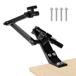 VEVOR Lawn Mower Blade Sharpener, 15° - 45° Adjustable Lawnmower Blade Sharpening Tool with 4 Adapter Pins, Ball Bearing Design & 25mm Enlarged Handle, Compatible with Most Angle Grinders