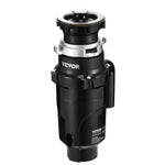 VEVOR Garbage Disposal 1/2 HP Continuous Food Waste Disposer 3820 RPM EZ Connect