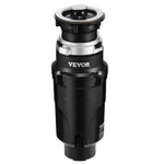VEVOR Garbage Disposal 1/2 HP Continuous Food Waste Disposer 3820 RPM EZ Connect