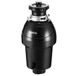 VEVOR Garbage Disposal 1 HP Continuous Food Waste Disposer 3960 RPM EZ Connect