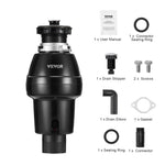 VEVOR Garbage Disposal 3/4 HP Continuous Food Waste Disposer 3930 RPM EZ Connect