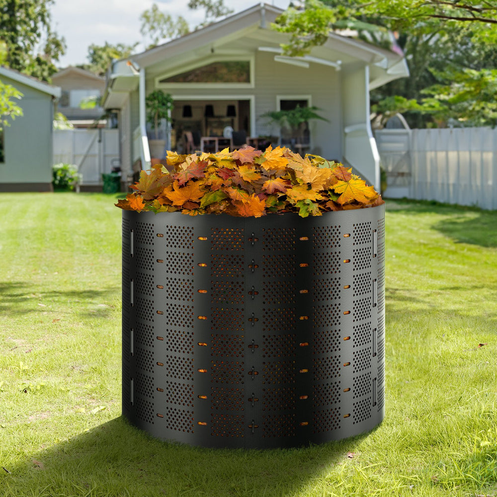 VEVOR Compost Bin 832.8 L, Outdoor Expandable Composter, Easy to Setup & Large Capacity Composting Bin, Fast Creation of Fertile Soil