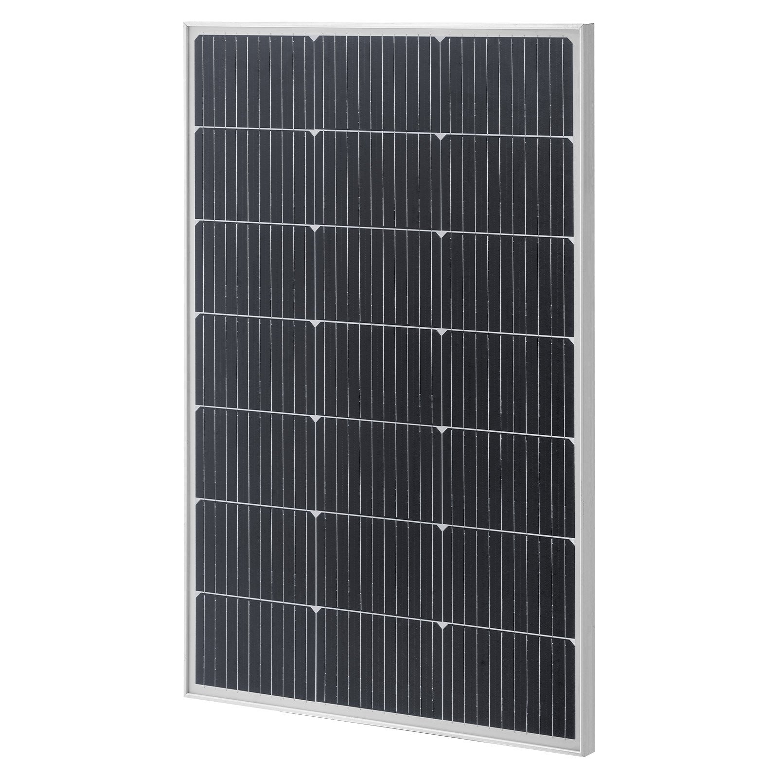 VEVOR 4PCS 100W Monocrystalline Solar Panels, 23% High-Efficiency Mono PV Module with Stable MC4 Output & Aluminum Frame, IP65 Waterproof Solar Panel for Car Boat RV Flat Rooftop Off-Grid Applications