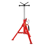 VEVOR V Head Pipe Stand 1/8"-12" Capacity, Adjustable Height 610mm-1067mm, Pipe Stands 1134kg Load Capacity, Portable Folding Pipe Stands, Carbon Steel Body for Enhanced Durability