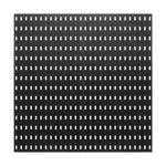 VEVOR Pegboard Combination Kit, 11" x 11" Plastic Pegboard, 4 Panels, Peg Board Wall Organizer Kit with Accessories, for Garage Tool Storage Kitchen Living Room Craft Room Office Bathroom Home, Black
