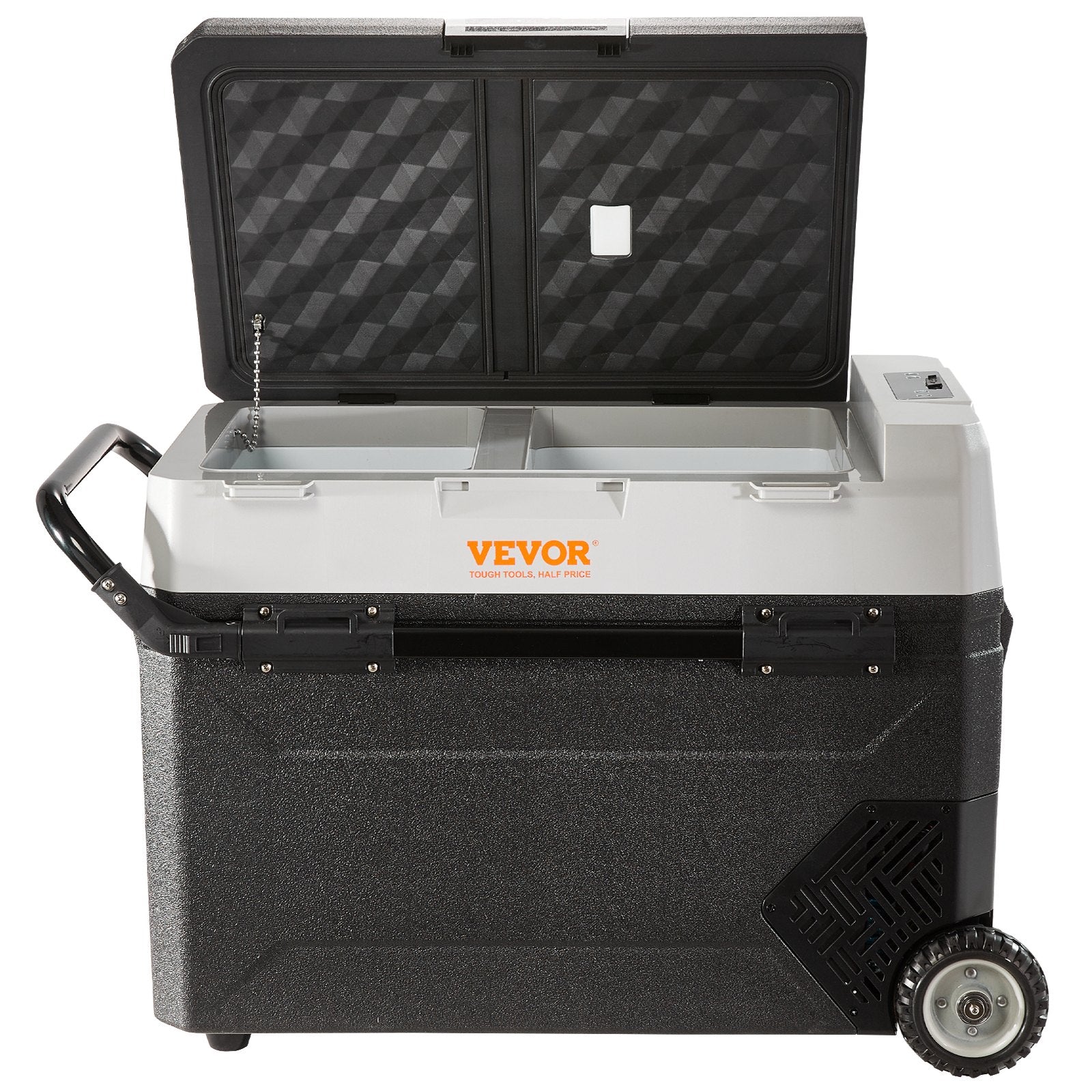 VEVOR Portable Car Refrigerator Freezer Compressor 56Qt Dual Zone for Car Home