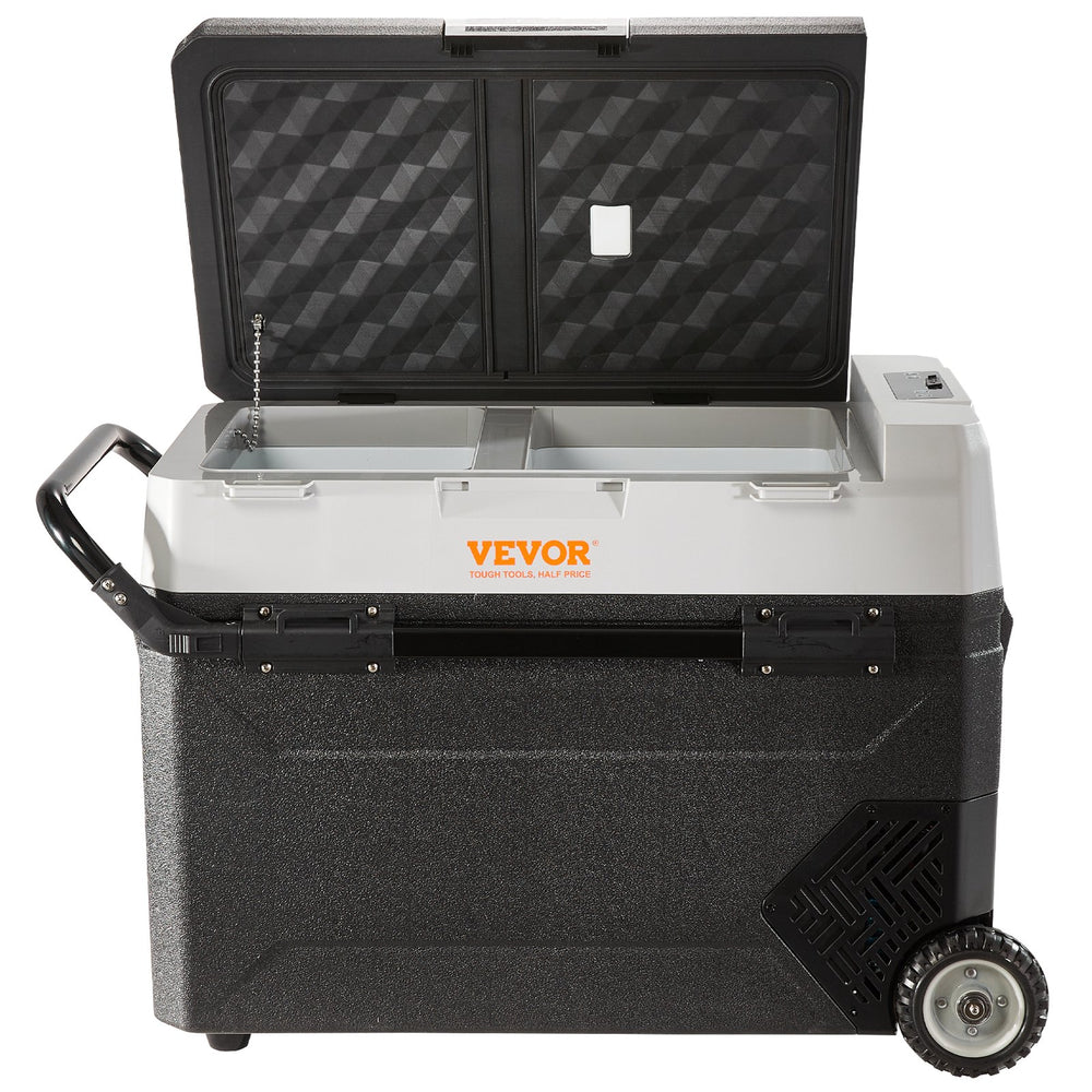 VEVOR Portable Car Refrigerator Freezer Compressor 56Qt Dual Zone for Car Home