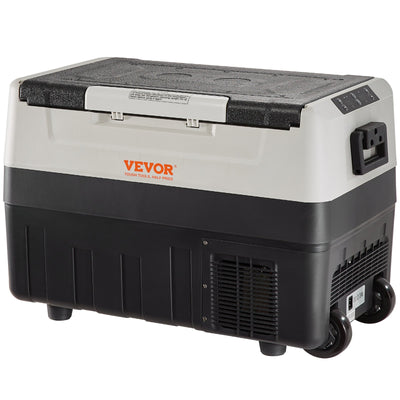 VEVOR Portable Car Refrigerator Freezer Compressor 54.9 L Dual Zone for Car Home