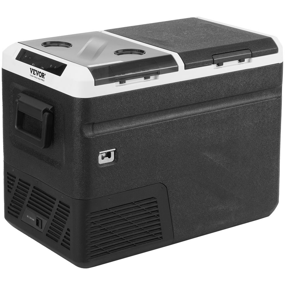 VEVOR Portable Car Refrigerator, with Ice Making Function, 12 Volt Car Refrigerator Fridge, 36 L Single Zone Portable Freezer, -4℉-68℉ Adjustable Temperature, Compressor Cooler for Camping, Car, RV