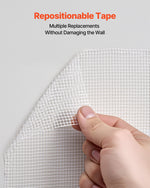 VEVOR Drywall Mesh Tape, 150mm W x 30m L Self-Adhesive Fiberglass Drywall Joint Tape, 12 Rolls Dry Wall Patch for Easy Sheetrock Ceiling Crack Repair, to Achieve Smooth Even Wall Surface