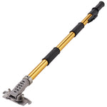 VEVOR Drywall Flat Box Handle, 101.6-1950.7 cm, Anodized Aluminum Flat Finishing Extension Handle, 5-Section Length Adjustable, Non-slip Grip and 360° Painting for Plasterboard, Wallboard, Sheetrock