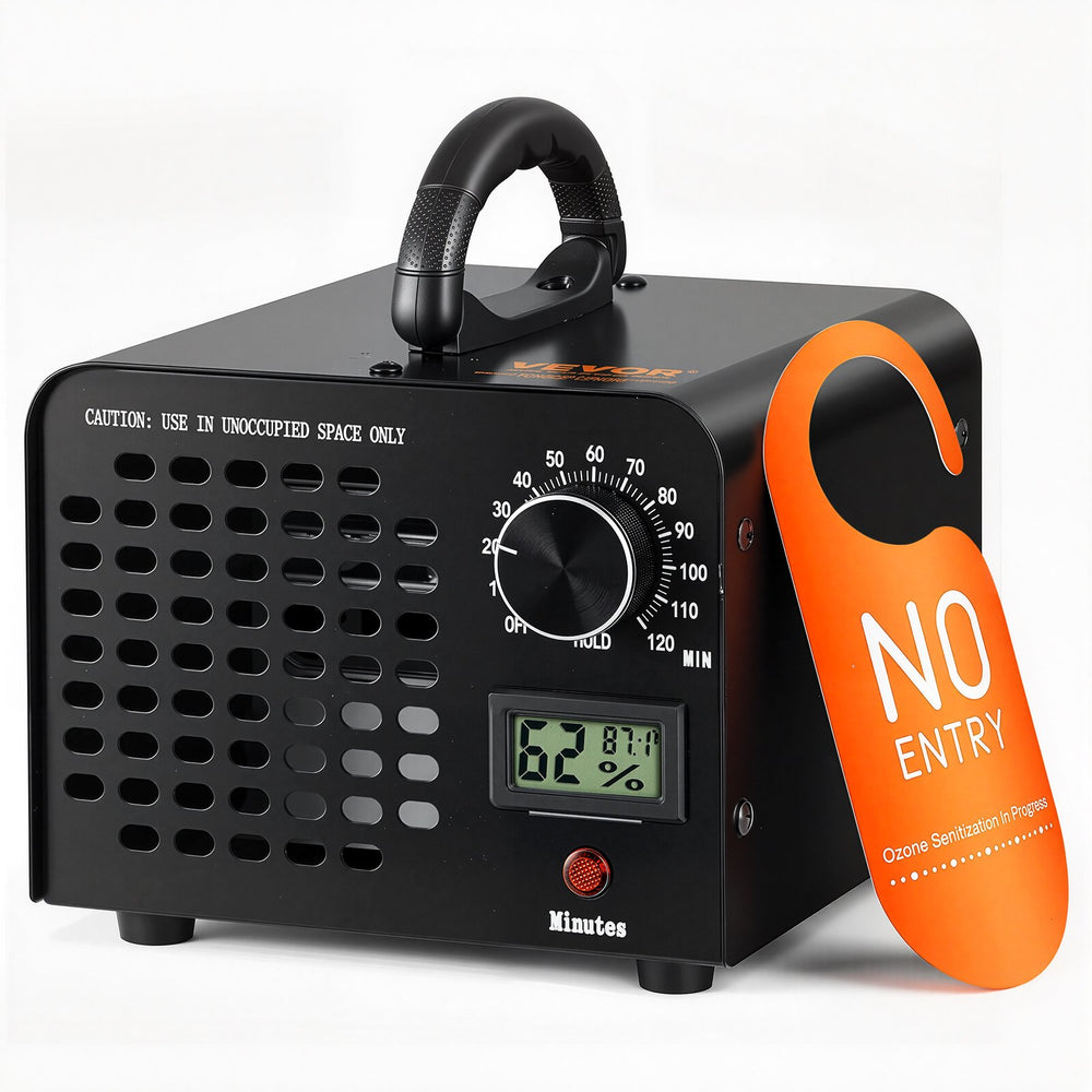 VEVOR Ozone Generator 24000mg/h Ozone Machine Odor Remover with 0-120min Timer