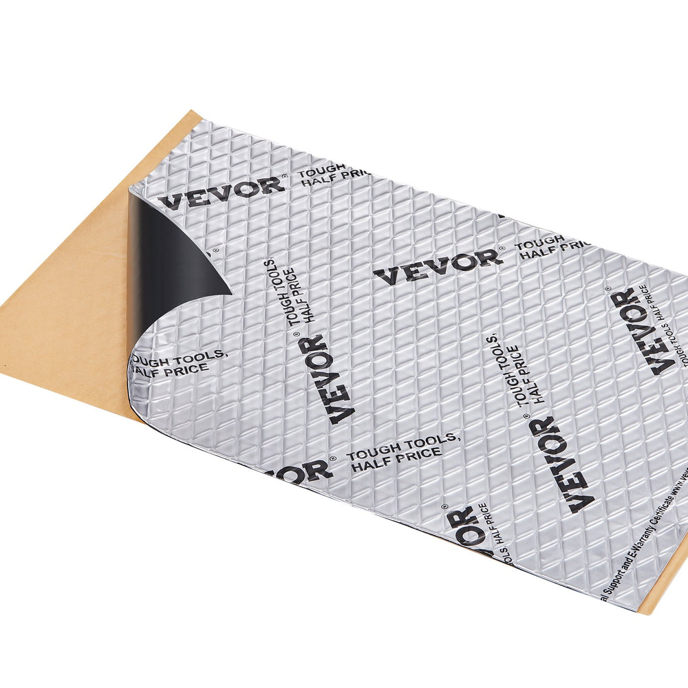 VEVOR Car Sound Deadening Mat, 50 mil 4.8sq.m Car Sound Dampening Material, Butyl Automotive Sound Deadener, Noise Insulation and Vibration Dampening Material for Car
