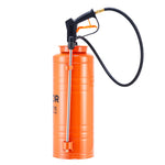 VEVOR Industrial Concrete Sprayer, 14L Stainless Steel Sprayer, Heavy Duty Tri-Poxy Pump Sprayers, 52cm Wand with Ergonomic Gun Handle, 1.2m & 3m Hoses, 2 Brass Nozzles for Construction, Garden