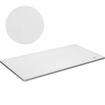 VEVOR Table Top, 55" x 28" x 1", 220.5 lbs Load Capacity, Universal One-Piece Particle Board Desktop for Height Adjustable Electric Standing Desk Frame, Rectangular Countertop for Home and Office Desk