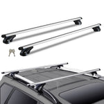 VEVOR Universal Roof Rack Crossbar 132.1 cm Length for Vehicle with Raised Side Rail