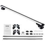 VEVOR Universal Roof Rack Crossbar 119.9 cm Length for Vehicle w/ Raised Side Rail