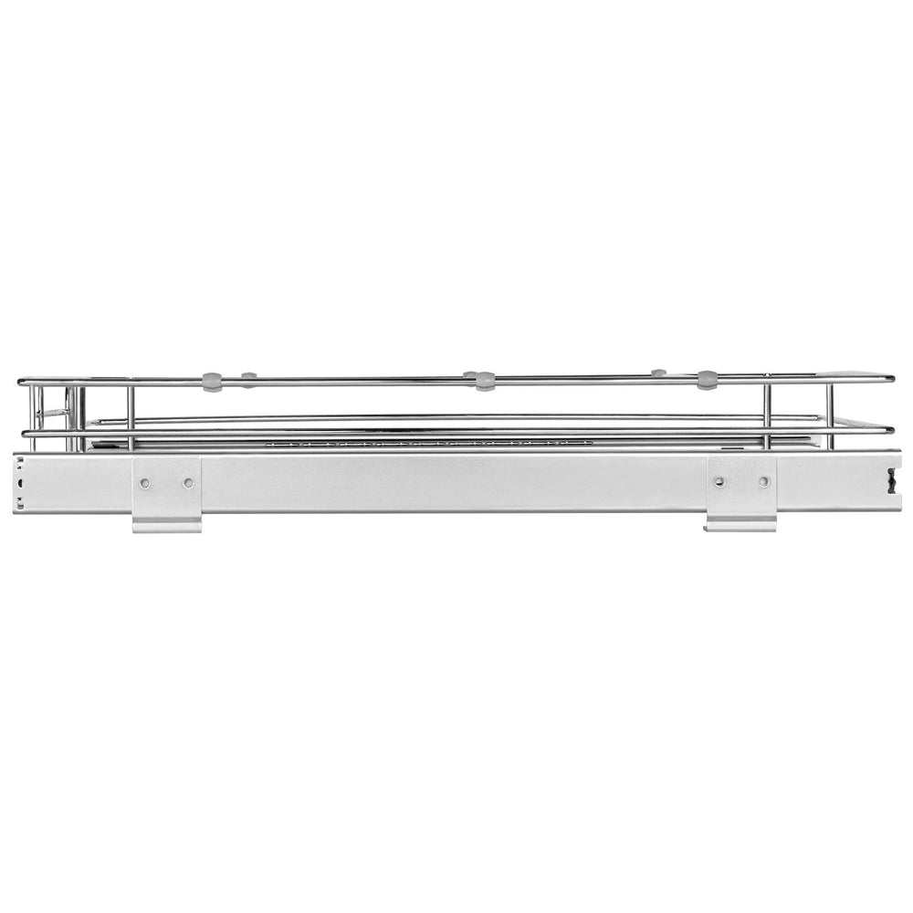 VEVOR 30.5 cm W x 43.2 cm D Pull Out Cabinet Organizer, Heavy Duty Slide Out Pantry Shelves, Chrome-Plated Steel Roll Out Drawers, Sliding Drawer Storage for Home, Inside Kitchen Cabinet, Bathroom, Under Sink
