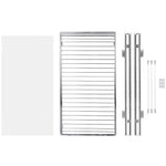 VEVOR 30.5 cm W x 43.2 cm D Pull Out Cabinet Organizer, Heavy Duty Slide Out Pantry Shelves, Chrome-Plated Steel Roll Out Drawers, Sliding Drawer Storage for Home, Inside Kitchen Cabinet, Bathroom, Under Sink