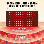 VEVOR Red Light Therapy Mat for Body 120PCS LED Light Therapy Pad 2 Wavelengths