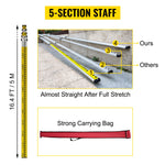 VEVOR  Red Rotary Laser Level Self Leveling Measuring Automatic Self-leveling laser level 360-degree Rotary Scanning 500m + Tripod + 5m Staff