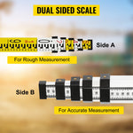 VEVOR  Red Rotary Laser Level Self Leveling Measuring Automatic Self-leveling laser level 360-degree Rotary Scanning 500m + Tripod + 5m Staff