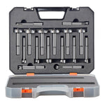 VEVOR Forstner Bit Set, 16 Pcs Forstner Drill Bits Set, 6.4mm to 41.3mm, Carbon Steel, with Universal Round Shank, Forstner Drill Bit for Wood and Composite Board, Forstner Bits for Woodworking