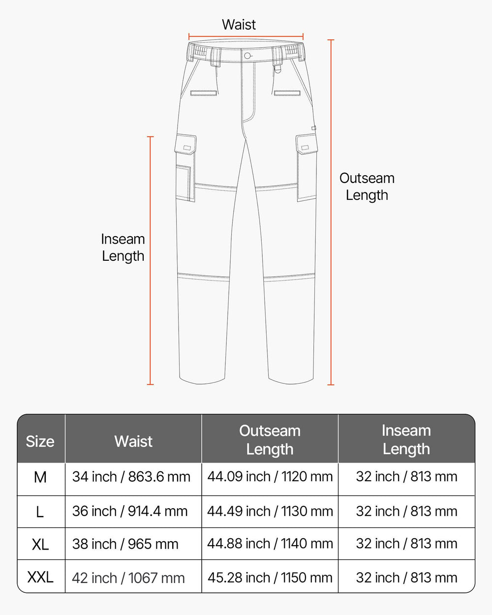 VEVOR FR Pants for Men, 100% Cotton, Flame-Resistant Cargo Pants with Multi-Pockets and Elastic Waist, Reinforced Tear-proof Stitching, Ideal for Welding Work and Casual Wear, L Size, Dark Blue
