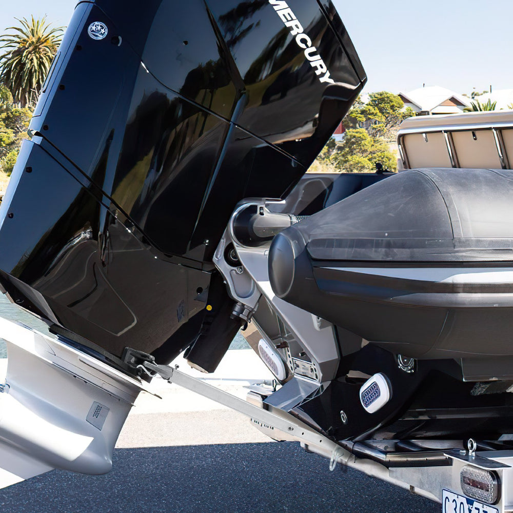 VEVOR Transom Saver, 23-35 in, Adjustable Boat Transom Saver with Composite Head, Corrosion-Resistant Easy-to-Install Transom Savers for Less Than 100 HP Outboard Motor , Fit for Roller & Trailer