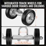 VEVOR Sliding Gate Kit, 6” Rolling Gate Hardware Kit, Universal Sliding Gate Rollers Track Wheels, Heavy Duty Sliding Gate Guide Roller for Sliding Gates and Rolling Door,600 lbs Max. Load,Black
