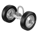 VEVOR Sliding Gate Kit, 6” Rolling Gate Hardware Kit, Universal Sliding Gate Rollers Track Wheels, Heavy Duty Sliding Gate Guide Roller for Sliding Gates and Rolling Door,600 lbs Max. Load,Black