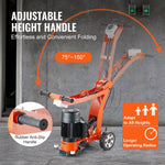 VEVOR Concrete Floor Grinder 7"/17.8 cm Walk-Behind Polisher 2.0HP Adjustable Machine
