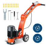 VEVOR Concrete Floor Grinder 7"/17.8 cm Walk-Behind Polisher 2.0HP Adjustable Machine