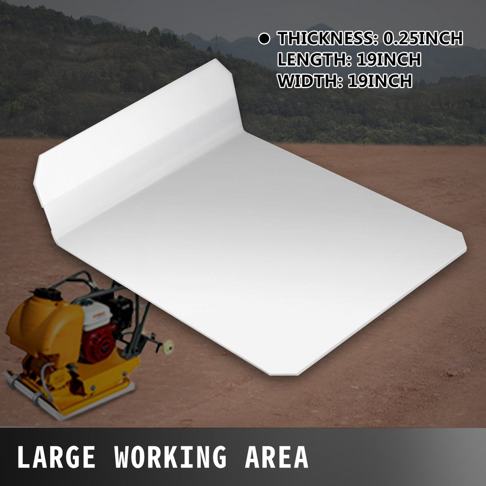 VEVOR Plate Compactor Pad Plate Compactor Tamper Pad Plate Tamper Pad Tamper Plate Mat for Wacker Plate Compactors Soil Compactor Compactor Machine Base Plate Cover Kit with Mounting Clamps
