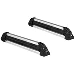 VEVOR Ski Snowboard Roof Rack 80.5 cm Universal Ski Rack for Car Roof with Lock