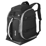 VEVOR Ski Boot Bag Snowboard Boots Travel Backpack 55L Waterproof Oxford Black