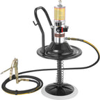 VEVOR Grease Pump, 50:1 Pressure Ratio Air Operated Grease Pump with 13 ft High Pressure Hose and Grease Gun, Pneumatic Grease Pump with Barrel Cap, Portable Lubrication Grease Pump 360° Gun Head