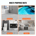 VEVOR Interlocking Drainage Floor Mat 30.5 x 30.5 cm PVC Non-Slip Floor Tiles 12 Pack