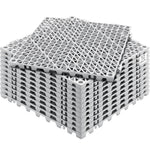 VEVOR Interlocking Drainage Floor Mat 30.5 x 30.5 cm PVC Non-Slip Floor Tiles 12 Pack