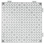 VEVOR Interlocking Drainage Floor Mat 30.5 x 30.5 cm PVC Non-Slip Floor Tiles 12 Pack