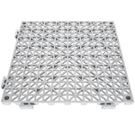 VEVOR Interlocking Drainage Floor Mat 30.5 x 30.5 cm PVC Non-Slip Floor Tiles 12 Pack